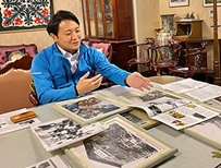 阿部睦会の歴史を当時の写真と共に紹介していただきました。
